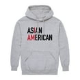 thumbnail image 1 of Instant Message - I Am Asian American  - Men's Pullover Hooded Fleece Sweatshirt, 1 of 6