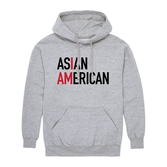 Instant Message - I Am Asian American - Men's Pullover Hooded Fleece Sweatshirt