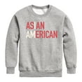 thumbnail image 1 of Instant Message - I Am Asian American - Toddler And Youth Crewneck Fleece Sweatshirt, 1 of 6