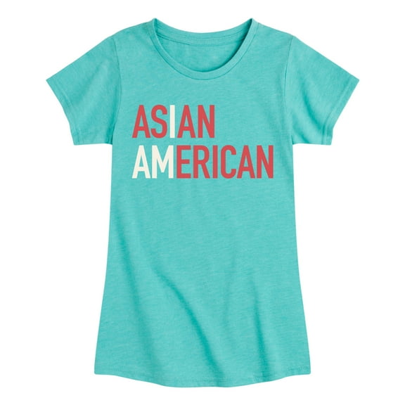 Instant Message - I Am Asian American - Toddler And Youth Girls Short Sleeve Graphic T-Shirt