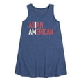 thumbnail image 1 of Instant Message - I Am Asian American  - Toddler and Youth Girls A-line Dress, 1 of 6