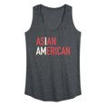 thumbnail image 1 of Instant Message - I Am Asian American  - Women's Racerback Tank Top, 1 of 6