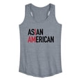 thumbnail image 1 of Instant Message - I Am Asian American  - Women's Racerback Tank Top, 1 of 6
