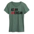 thumbnail image 1 of Instant Message - I Am Asian American  - Women's Short Sleeve Graphic T-Shirt, 1 of 6
