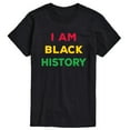 thumbnail image 1 of Instant Message - I Am Black History - Men's Short Sleeve Graphic T-Shirt, 1 of 5