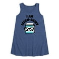 thumbnail image 1 of Instant Message - I Am Legen-Dairy - Cool Milk Carton - Toddler & Youth Girls A-line Dress, 1 of 6