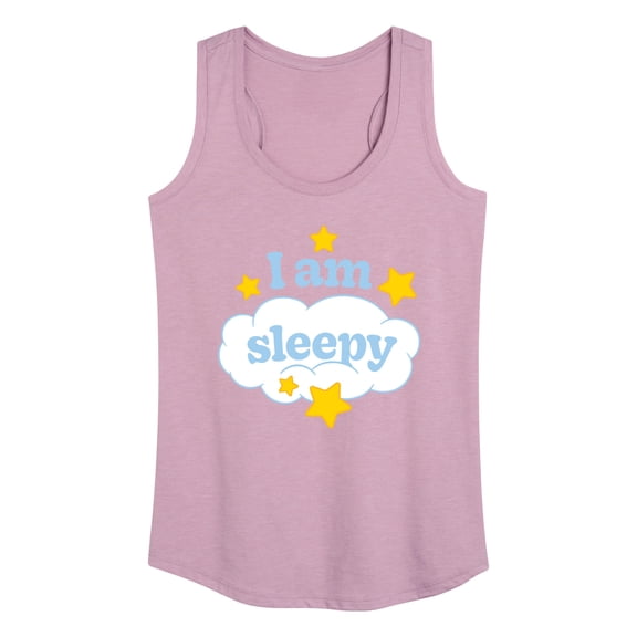 Instant Message - I Am Sleepy - Women's Racerback Tank Top