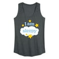 thumbnail image 1 of Instant Message - I Am Sleepy - Women's Racerback Tank Top, 1 of 6