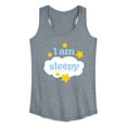 thumbnail image 1 of Instant Message - I Am Sleepy - Women's Racerback Tank Top, 1 of 6