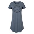 thumbnail image 1 of Instant Message - I Am The Problem Women's Graphic T-shirt Dress, 1 of 5