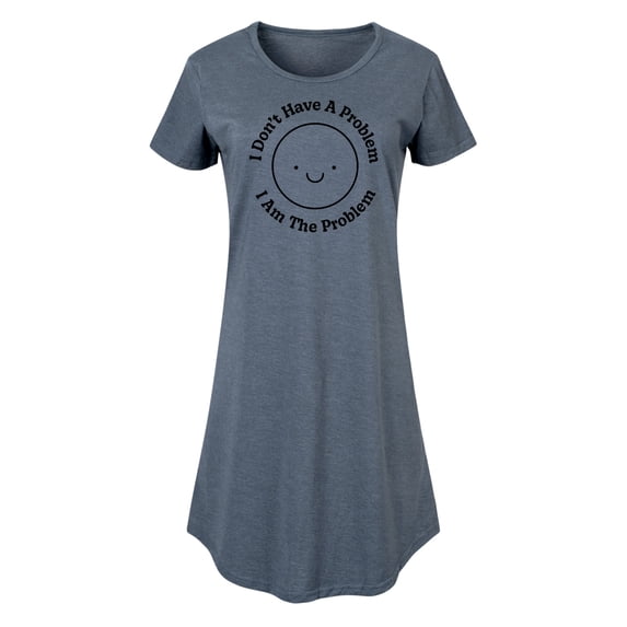 Instant Message - I Am The Problem Women's Graphic T-shirt Dress
