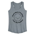 thumbnail image 1 of Instant Message - I Am The Problem - Women's Racerback Tank Top, 1 of 5