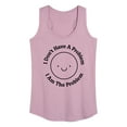 thumbnail image 1 of Instant Message - I Am The Problem - Women's Racerback Tank Top, 1 of 5