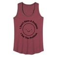 thumbnail image 1 of Instant Message - I Am The Problem - Women's Racerback Tank Top, 1 of 5