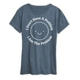 thumbnail image 1 of Instant Message - I Am The Problem  - Women's Short Sleeve Graphic T-Shirt, 1 of 5