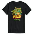 thumbnail image 1 of Teenage Mutant Ninja Turtles - Turtles and Pizza - Men's Short Sleeve Graphic T-Shirt, 1 of 5