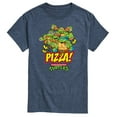 thumbnail image 1 of Teenage Mutant Ninja Turtles - Turtles and Pizza - Men's Short Sleeve Graphic T-Shirt, 1 of 5