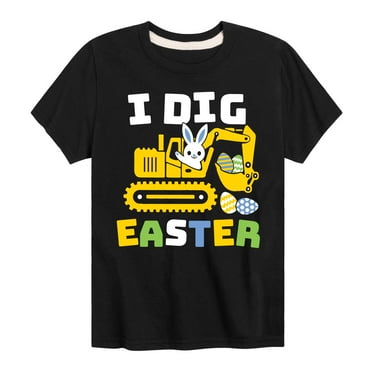 Instant Message - I Dig Easter - Toddler & Youth Short Sleeve Graphic T-Shirt