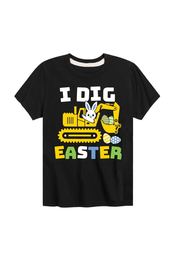 - I Dig Easter - Toddler & Youth Short Sleeve Graphic T-Shirt