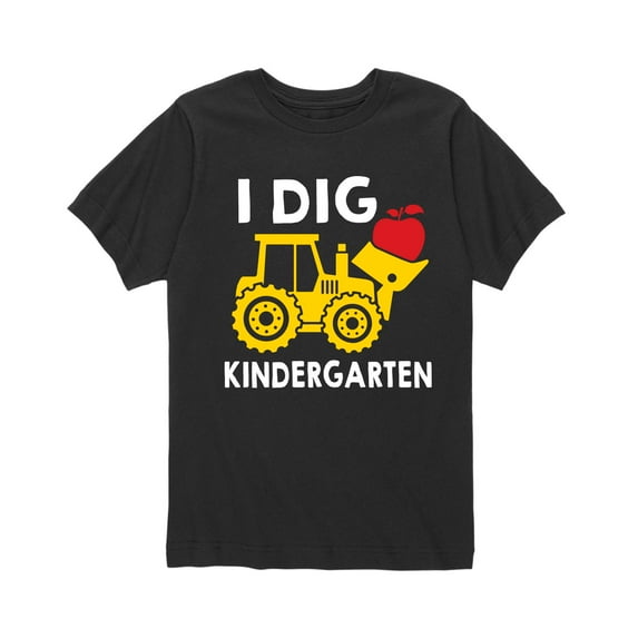 Instant Message - I Dig Kindergarten - Back to School - Youth Short Sleeve Tee