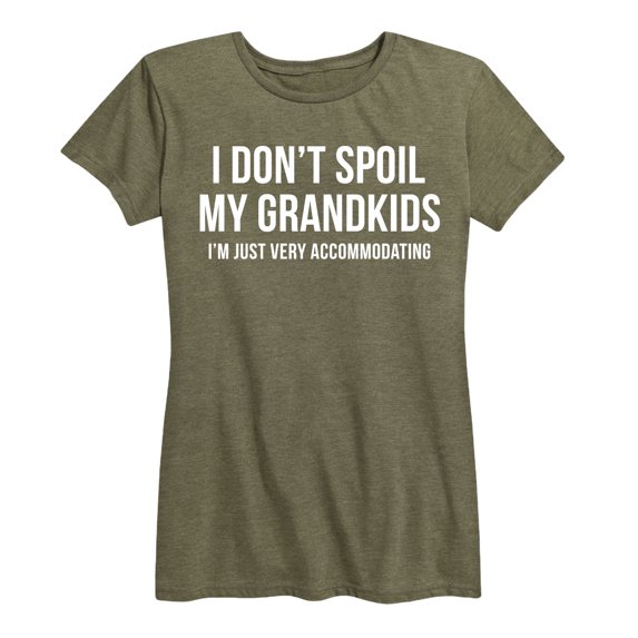 Instant Message - I Don't Spoil My Grandkids - Women's Short Sleeve Graphic T-shirt