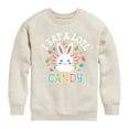thumbnail image 1 of Instant Message - I Eat Alotl Candy - Toddler And Youth Crewneck Fleece Sweatshirt, 1 of 6