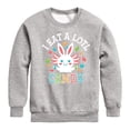 thumbnail image 1 of Instant Message - I Eat Alotl Candy - Toddler And Youth Crewneck Fleece Sweatshirt, 1 of 6