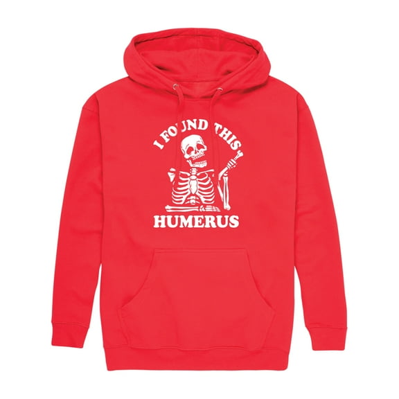 Instant Message - I Found This Humerus - Men's Pullover Hooded Fleece Sweatshirt