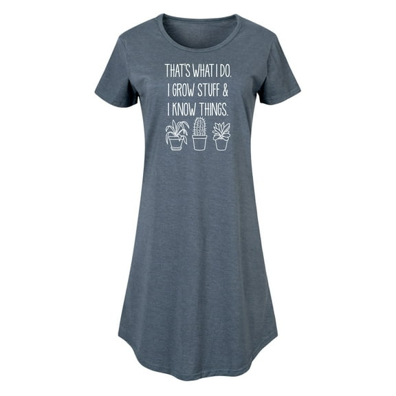 Instant Message - I Grow Stuff And Know Things - Women's Any Way Dress