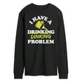 thumbnail image 1 of Instant Message - I Have A Dinking Problem Pickleball - Men's Long Sleeve T-Shirt, 1 of 6