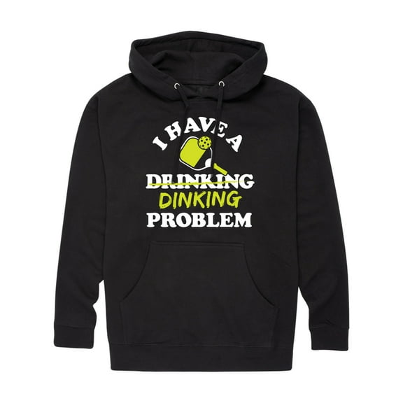 Instant Message - I Have A Dinking Problem Pickleball - Men's Pullover Hooded Fleece Sweatshirt