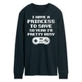 thumbnail image 1 of Instant Message - I Have A Princess To Save - Men's Long Sleeve T-Shirt, 1 of 6