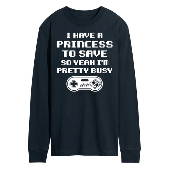 Instant Message - I Have A Princess To Save - Men's Long Sleeve T-Shirt