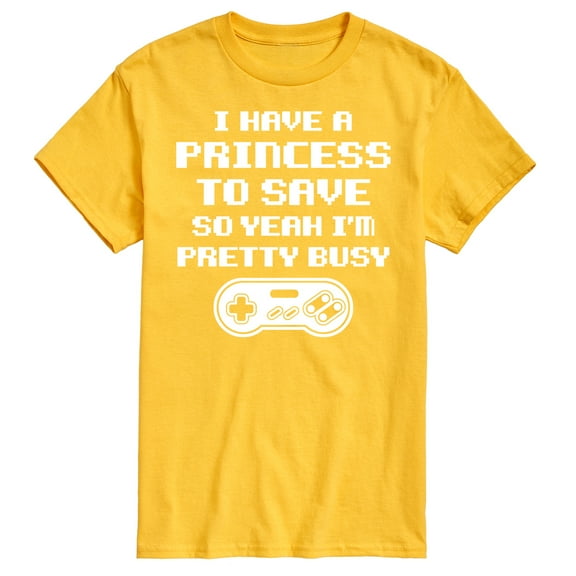 Instant Message - I Have A Princess To Save - Men's Short Sleeve Graphic T-Shirt