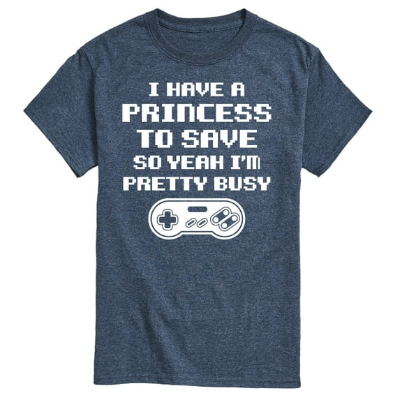 Instant Message - I Have A Princess To Save - Men's Short Sleeve Graphic T-Shirt