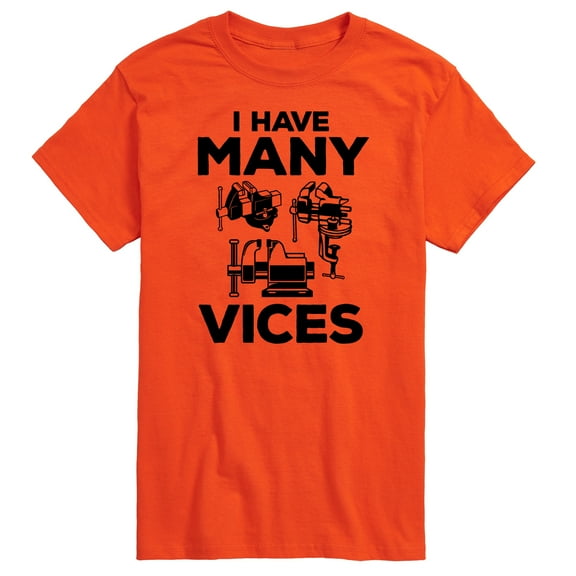 Instant Message - I Have Many Vices - Men's Short Sleeve Graphic T-Shirt