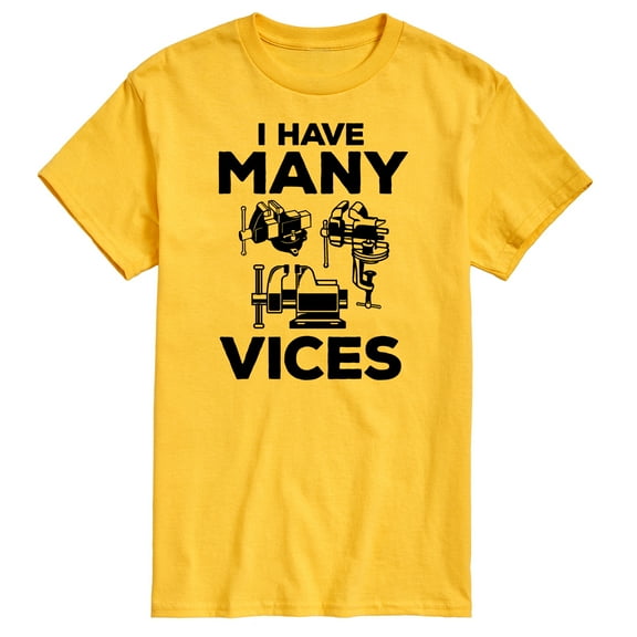Instant Message - I Have Many Vices - Men's Short Sleeve Graphic T-Shirt