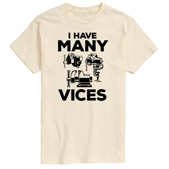 Instant Message - I Have Many Vices - Men's Short Sleeve Graphic T-Shirt