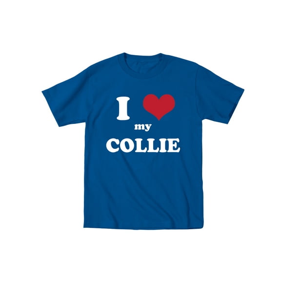 Instant Message - I (Heart) Collie-TODDLER SHORT SLEEVE TEE-2T