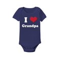 thumbnail image 1 of Instant Message - I (Heart) Grandpa - Infant Baby One Piece, 1 of 5
