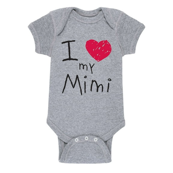 Instant Message - I (Heart) Mimi - Infant Baby One Piece