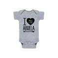 thumbnail image 1 of Instant Message - I Heart My Abuela - Infant Baby One Piece, 1 of 5