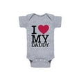 thumbnail image 1 of Instant Message - I (Heart) My Daddy - Infant Baby One Piece, 1 of 5