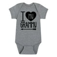 thumbnail image 1 of Instant Message - I Heart My Grammy - Infant Baby One Piece, 1 of 6