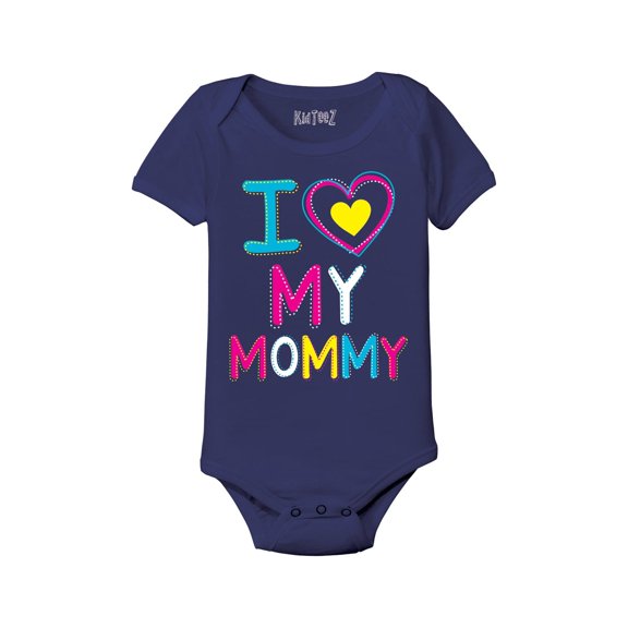 Instant Message - I (Heart) My Mommy - Infant Baby One Piece