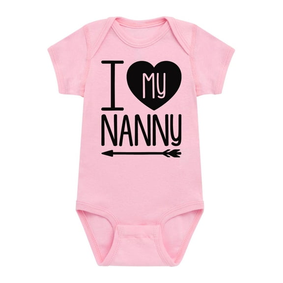 Instant Message - I Heart My Nanny - Infant Baby One Piece