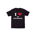 thumbnail image 1 of Instant Message - I (Heart) Rottweiler-TODDLER SHORT SLEEVE TEE-4T, 1 of 4