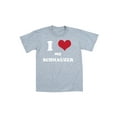 thumbnail image 1 of Instant Message - I (Heart) Schnauzer-YOUTH SHORT SLEEVE TEE-M, 1 of 5