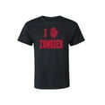 thumbnail image 1 of Instant Message - I Heart Zombies - Men's Short Sleeve Graphic T-Shirt, 1 of 6