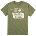 thumbnail image 1 of Instant Message - I Hike National Forests - Men's Short Sleeve Graphic T-Shirt, 1 of 5